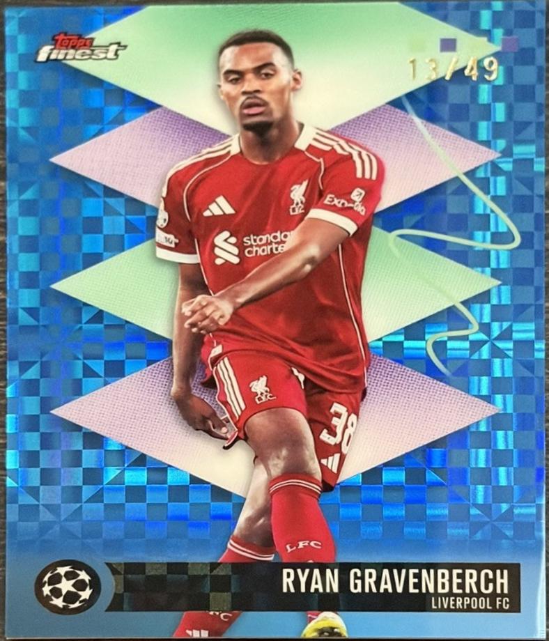 Ryan Gravenberch [Blue Checkerboard] #584