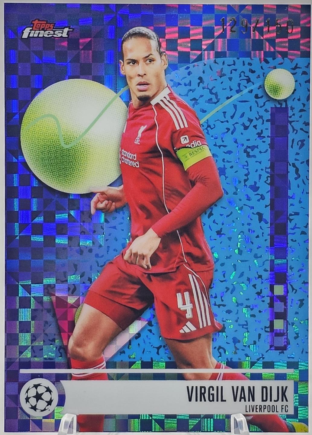 Virgil van Dijk [Purple Checkerboard] #102