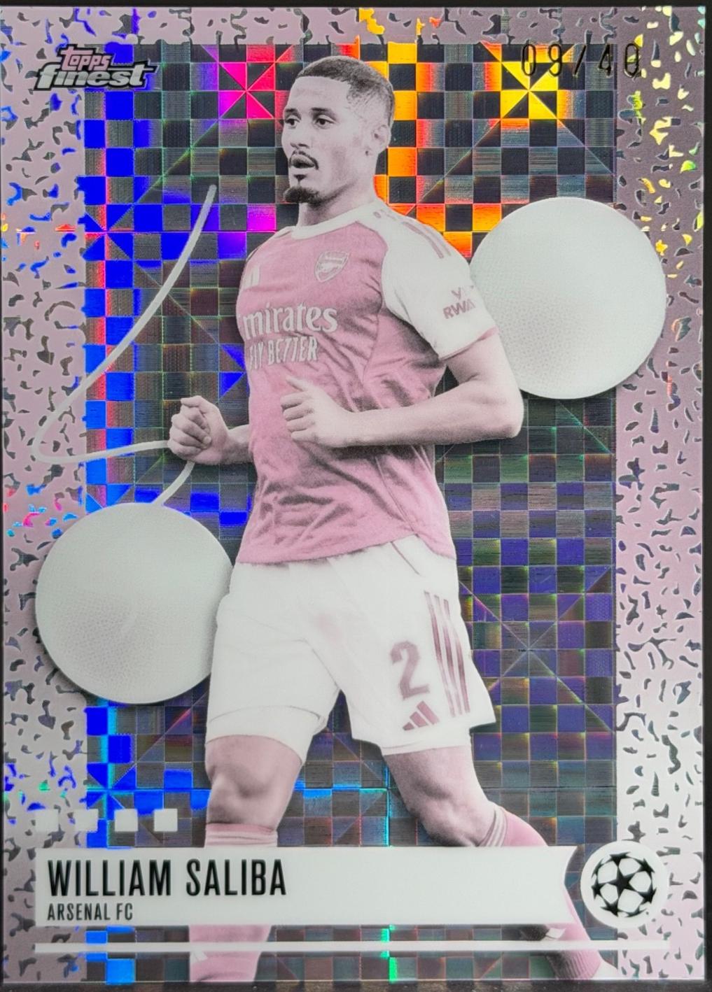 William Saliba [Pearl Checkerboard] #206