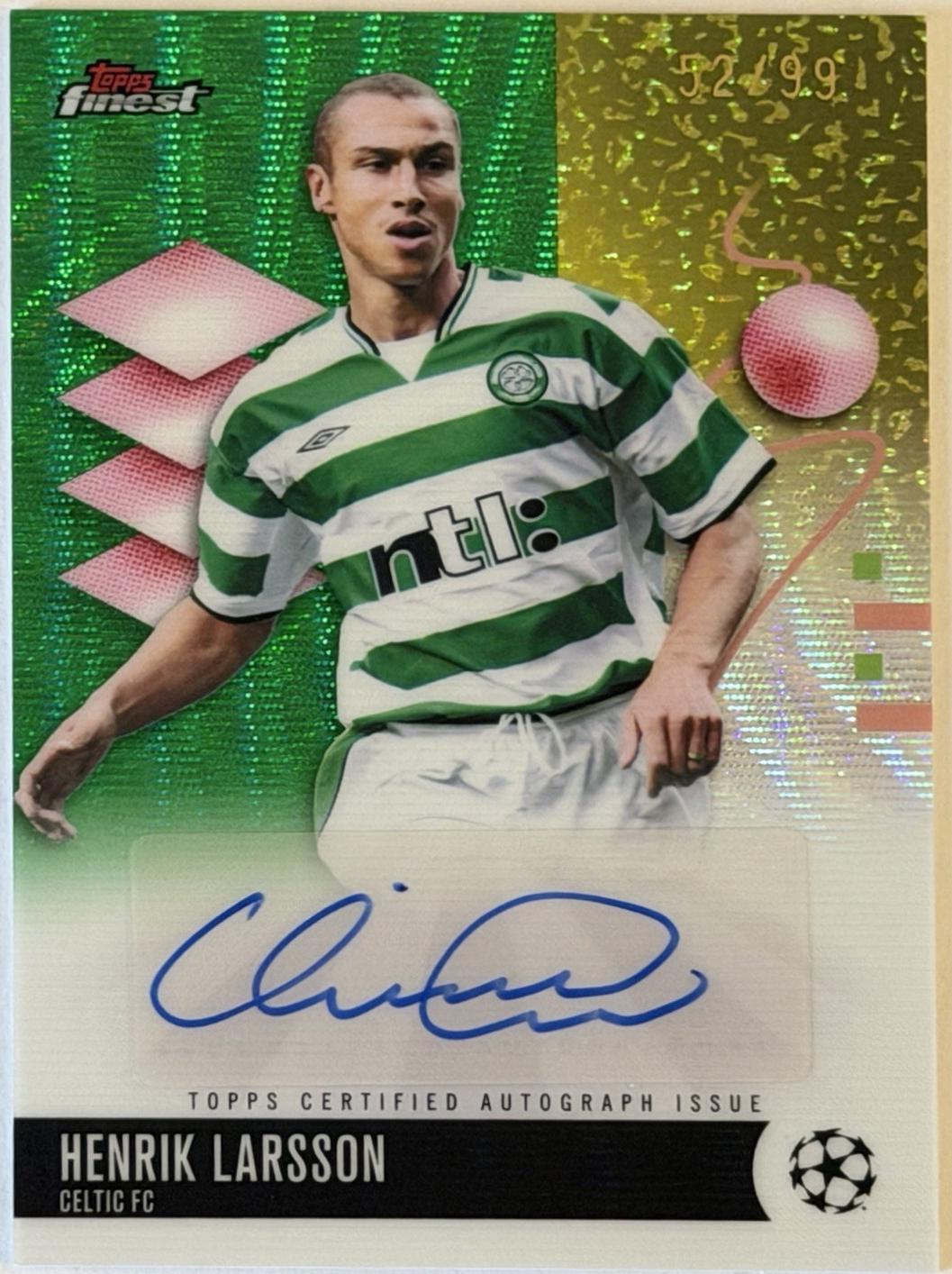 Henrik Larsson [Green Wave] #BA-HL