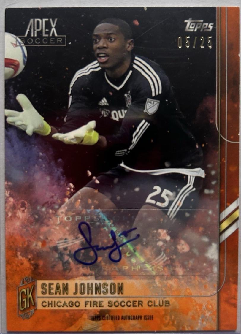 Sean Johnson [Orange Autograph] #22