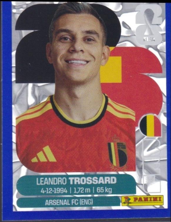 Leandro Trossard [Blue Crumple] #BEL18
