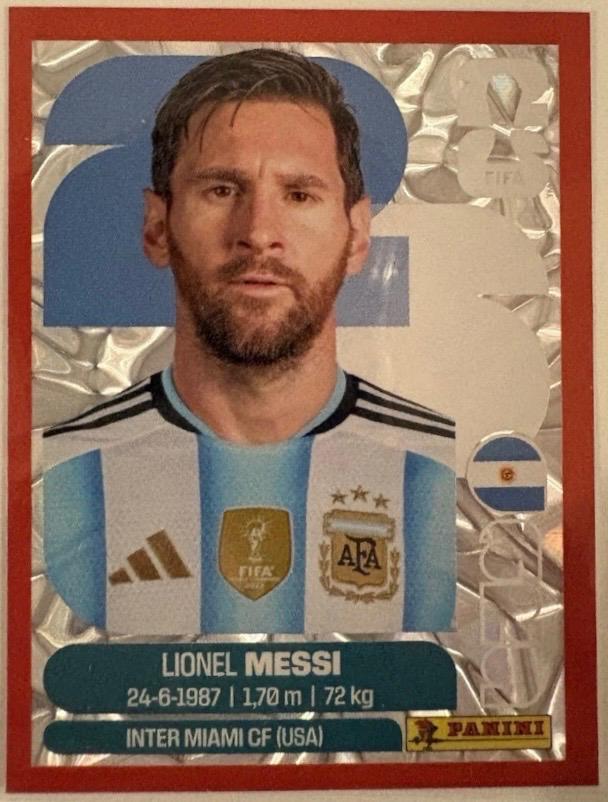 Lionel Messi [Red Crumple] #ARG17