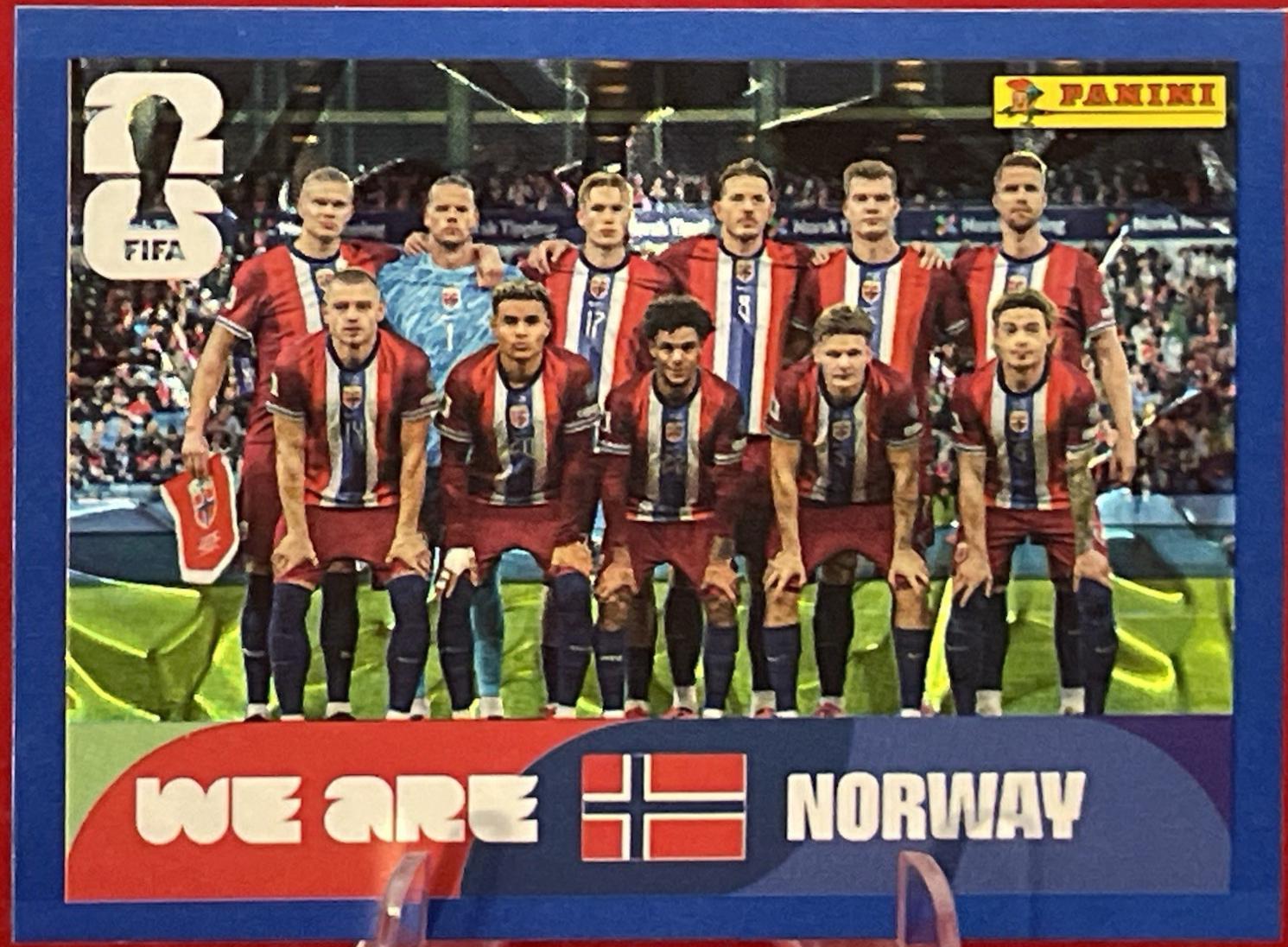 Norway Team [Blue Crumple] #NOR13