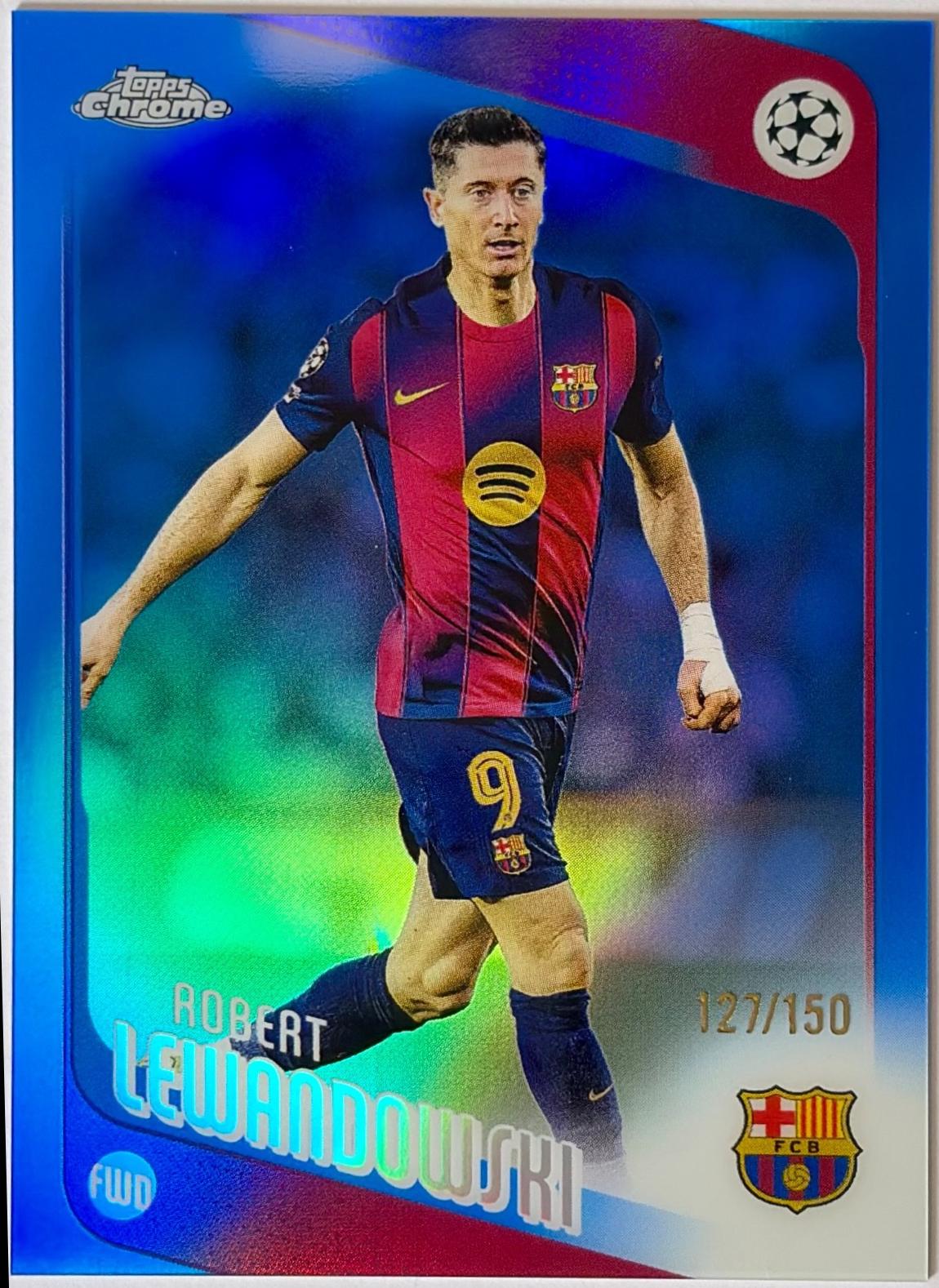 Robert Lewandowski [Blue Refractor] #54