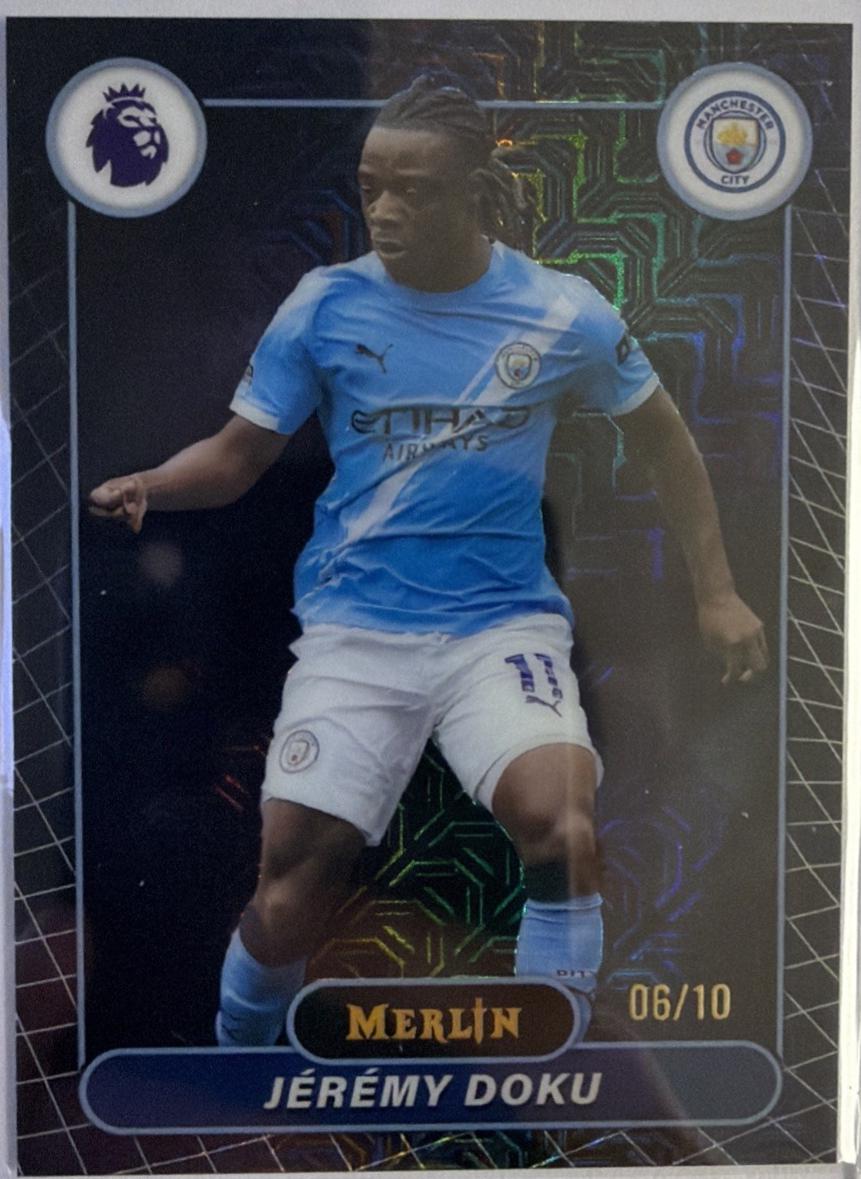 Jeremy Doku [Black Refractor] #127