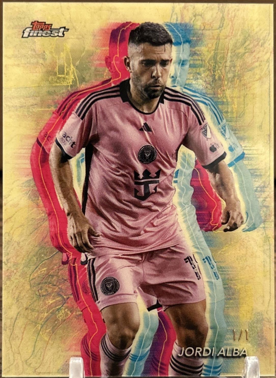 Jordi Alba [Superfractor Holo Glow Variation] #18
