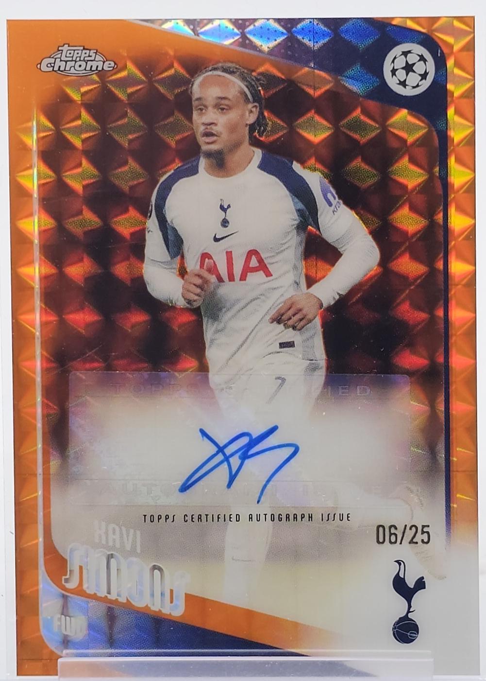 Xavi Simons [Orange Geometric] #CA-XS