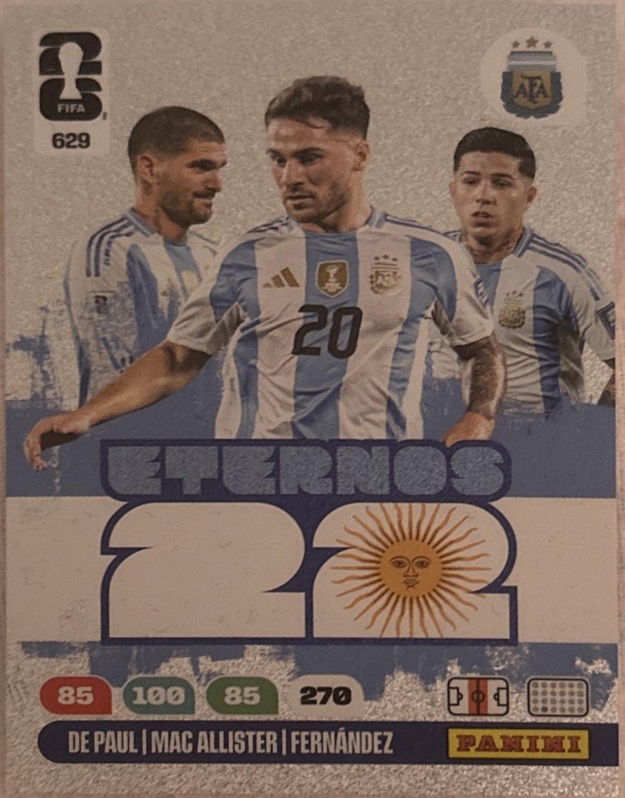 Alexis Mac Allister / Rodrigo De Paul / Enzo Fernandez #629