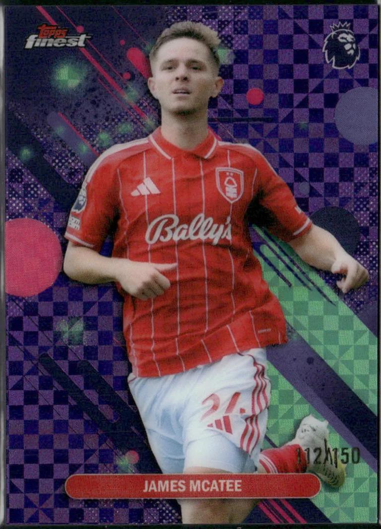 James McAtee [Purple Checkerboard Refractor] #79