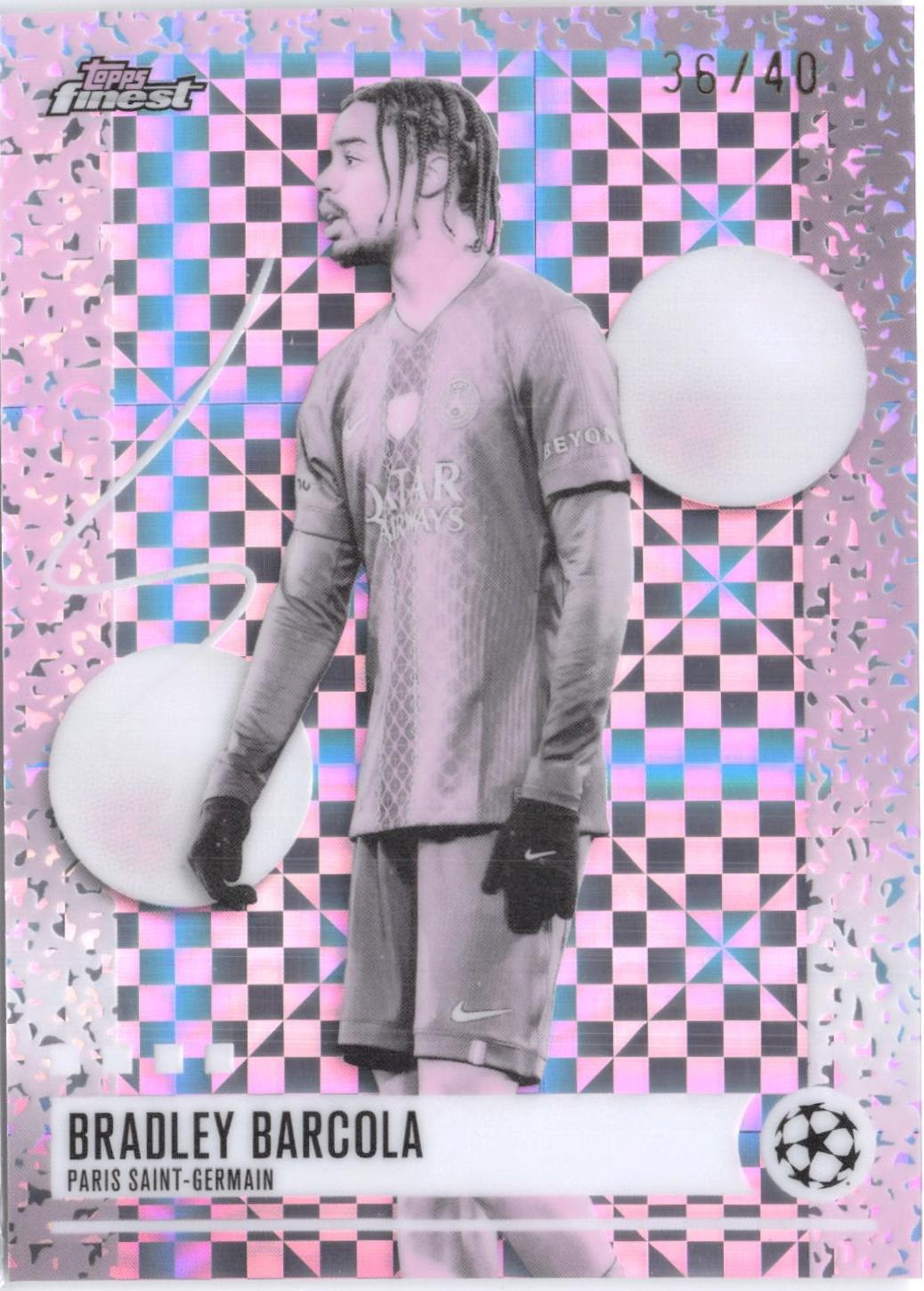 Bradley Barcola [Pearl Checkerboard] #384