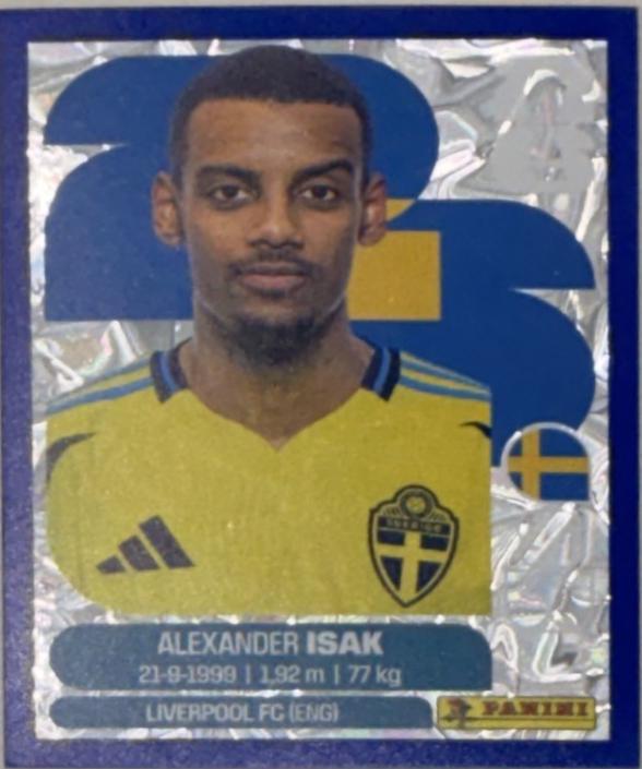 Alexander Isak [Blue Crumple] #SWE19