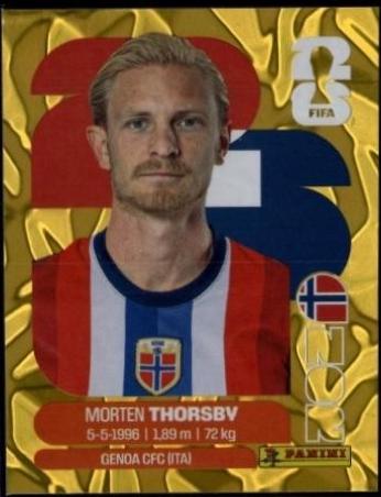 Morten Thorsby [Gold Flood Crumple] #NOR9