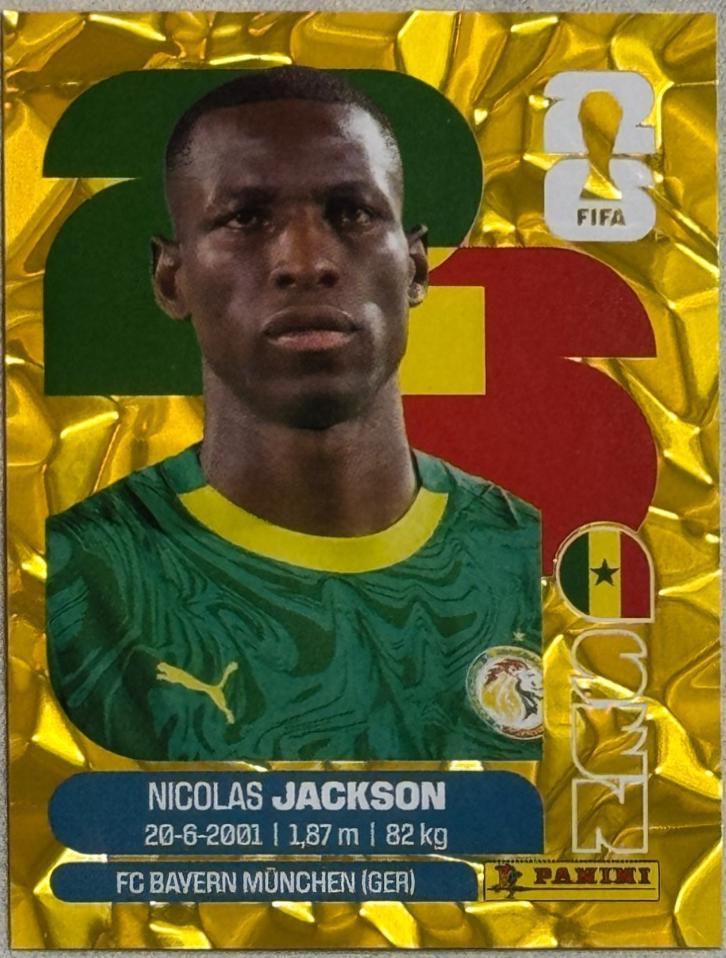 Nicolas Jackson [Gold Flood Crumple] #SEN19