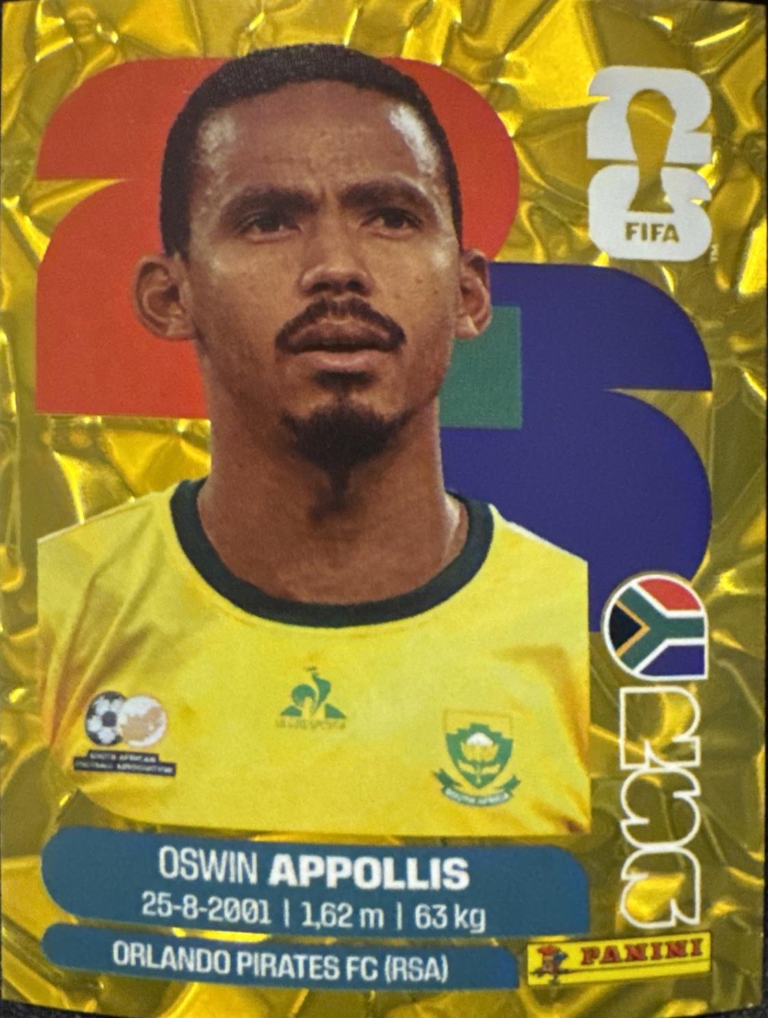 Oswin Appollis [Gold Flood Crumple] #RSA20