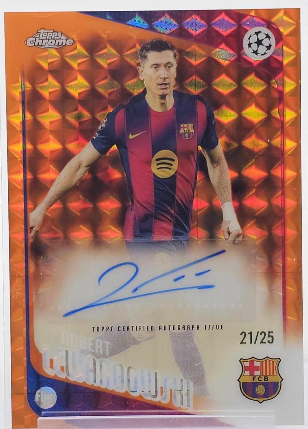 Robert Lewandowski [Orange Geometric] #CA-RL
