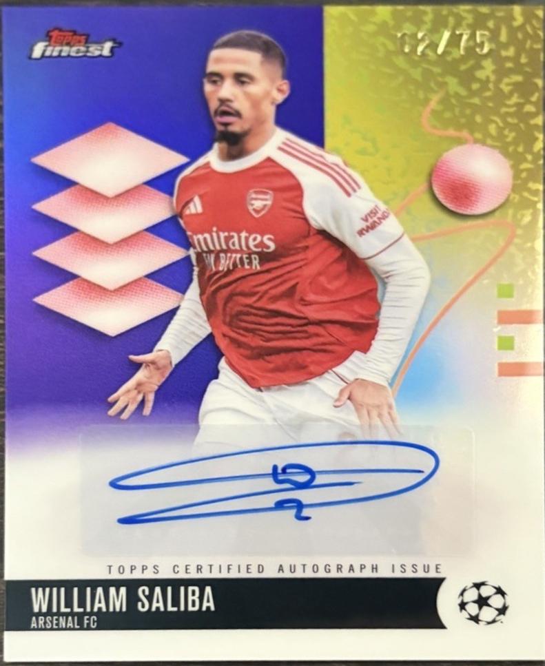 William Saliba [Purple] #BA-WS