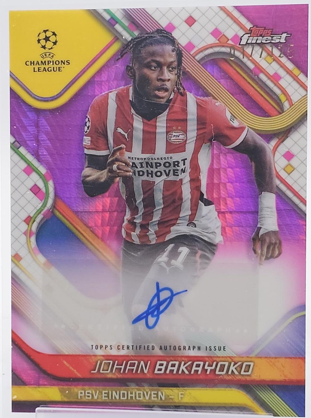 Johan Bakayoko [Pink Prism Refractor] #BA-BK