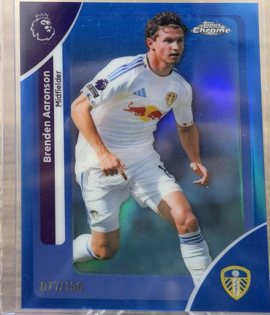 Brenden Aaronson [Blue Refractor] #105