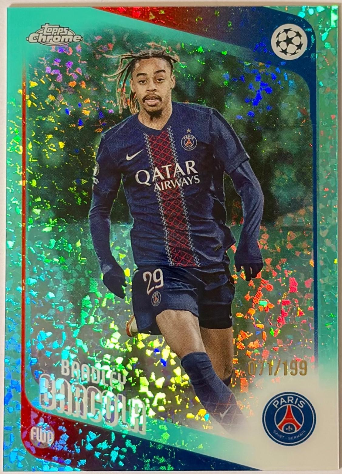 Bradley Barcola [Aqua Mini-Diamonds] #63