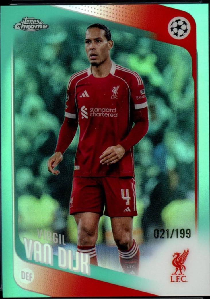 Virgil van Dijk [Aqua Refractor] #79