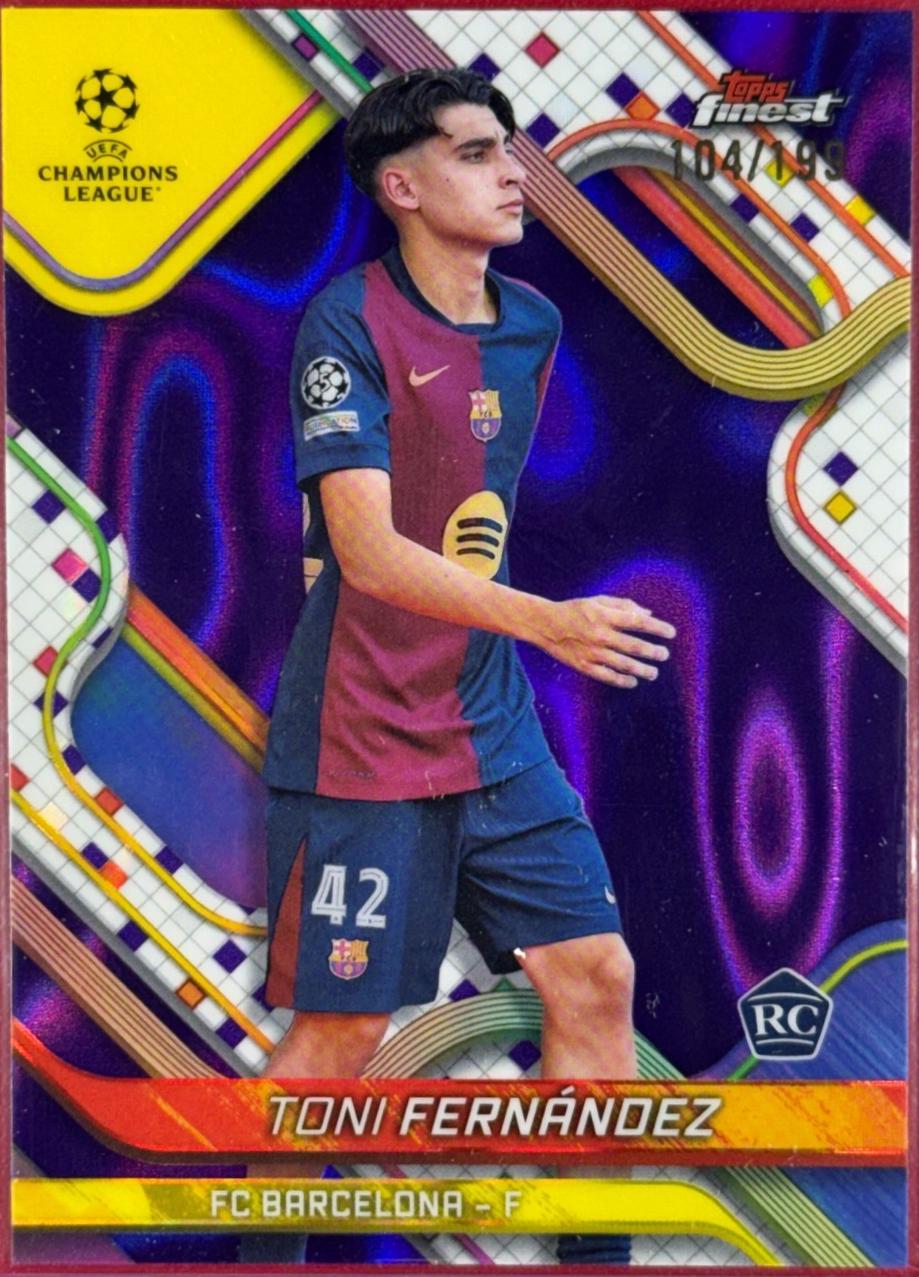 Toni Fernandez [Purple Lava Refractor] #123