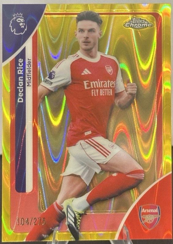 Declan Rice [Yellow RayWave Refractor] #14
