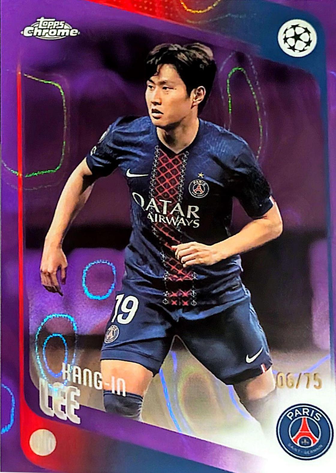 Kang-in Lee [Purple Lava Refractor] #185