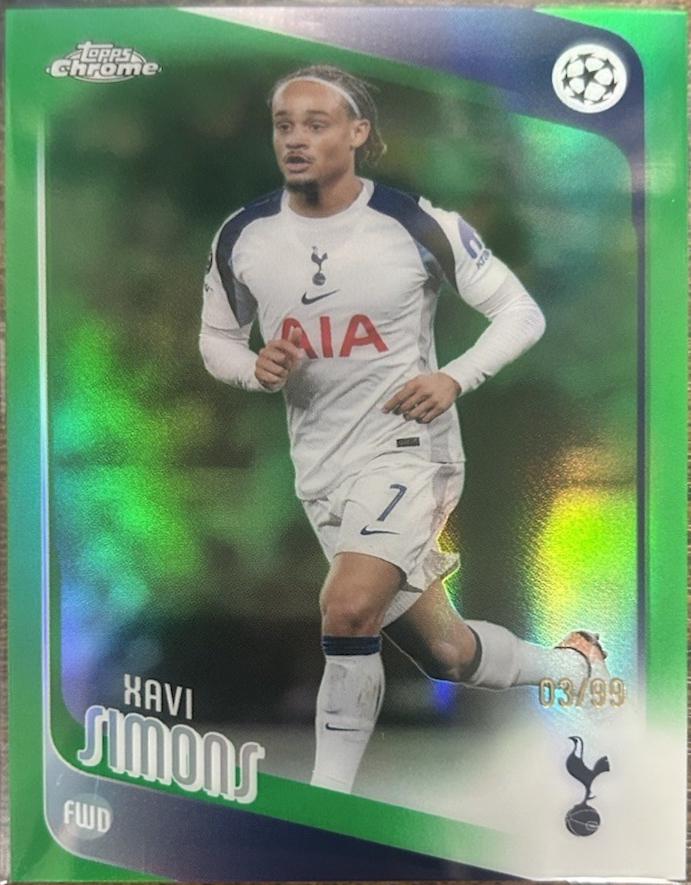 Xavi Simons [Green X-Fractor] #85
