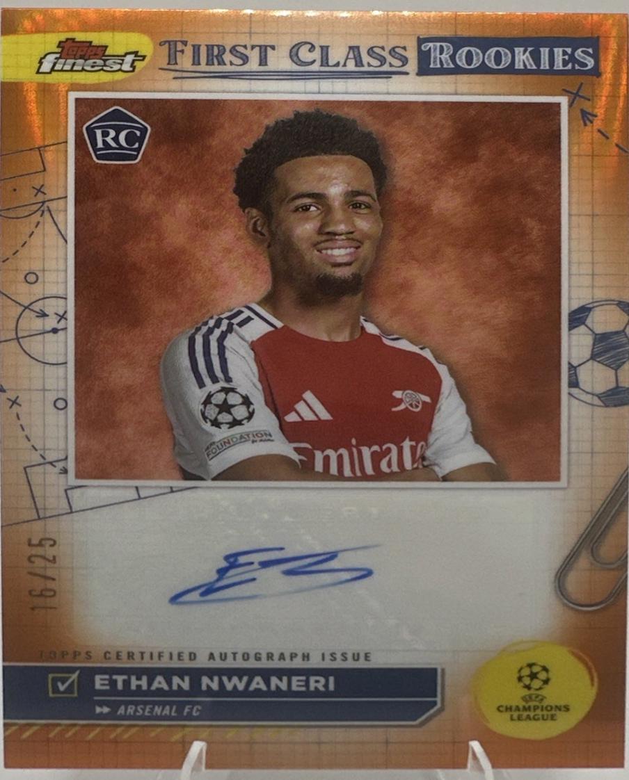 Ethan Nwaneri [Orange Refractor] #FCA-NW