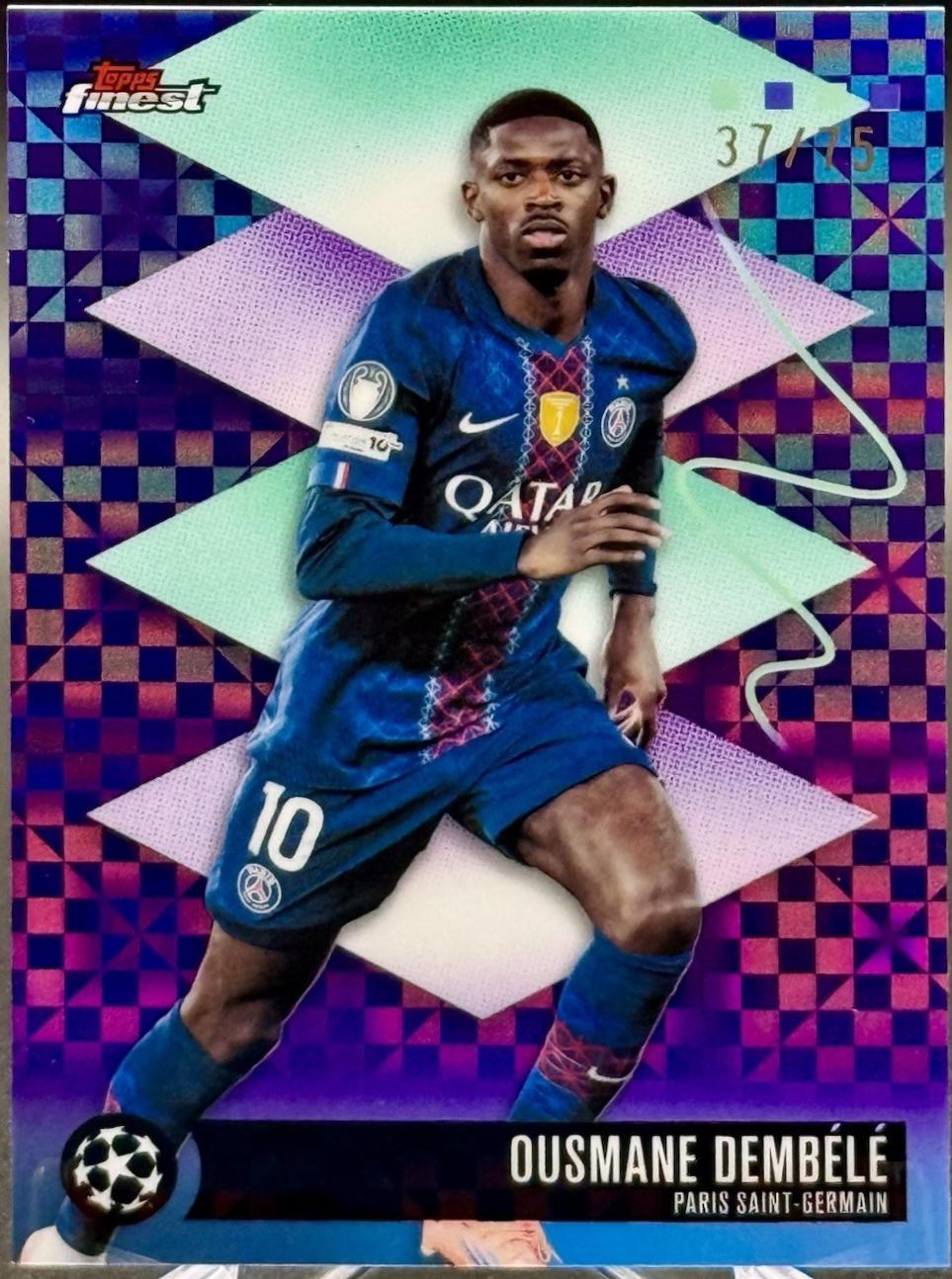 Ousmane Dembele [Purple Checkerboard] #586