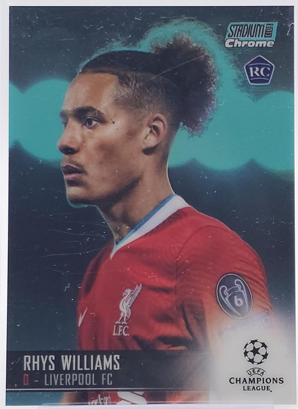 Rhys Williams [Aqua Refractor] #40