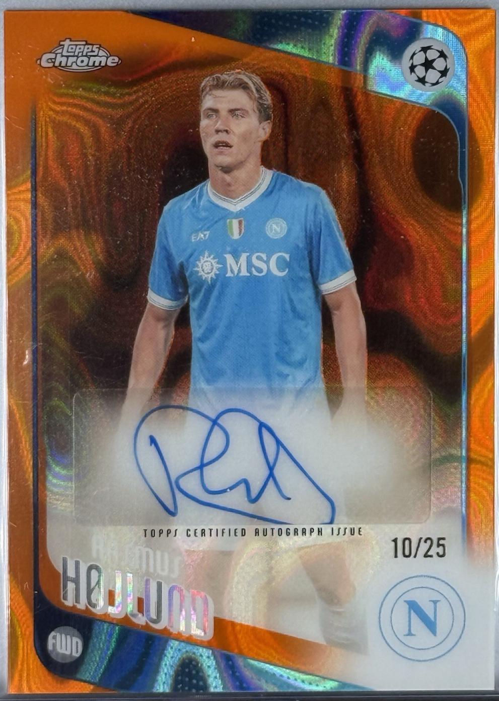 Rasmus Hojlund [Orange Lava] #CA-RH