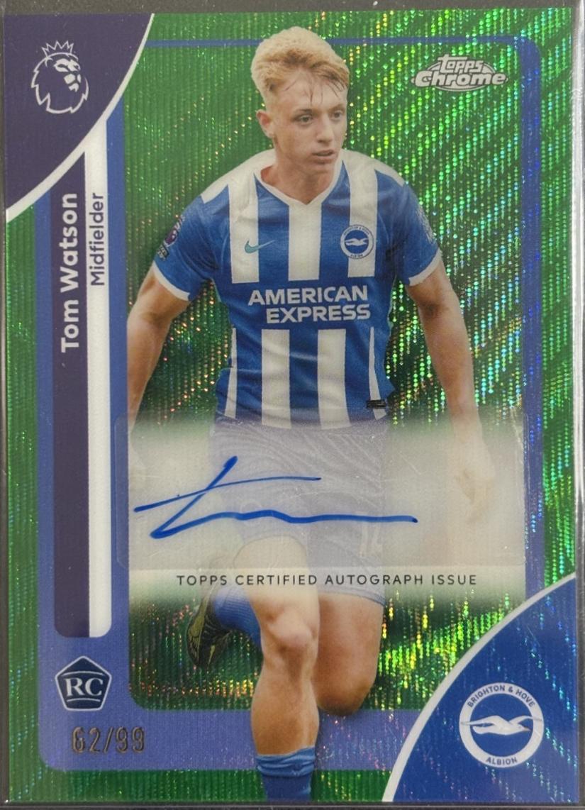 Tom Watson [Green Wave Refractor] #CA-TW