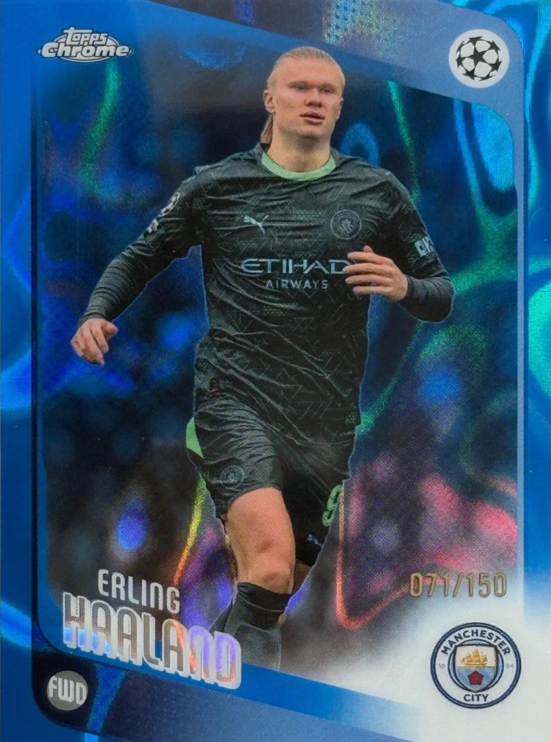Erling Haaland [Blue Lava Refractor] #181