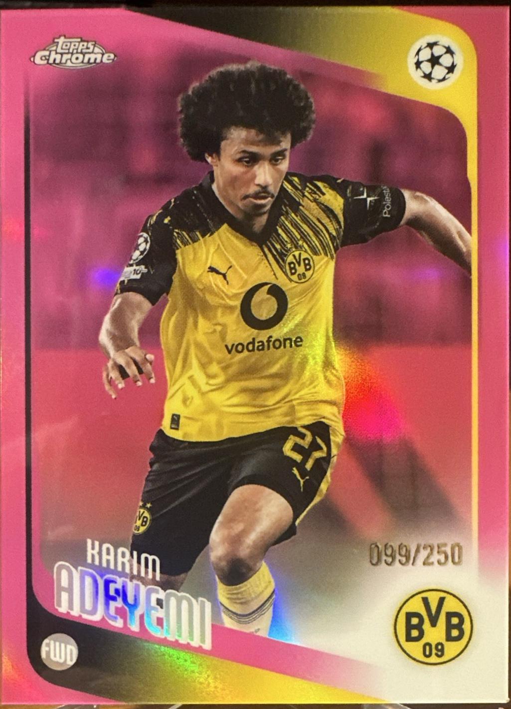 Karim Adeyemi [Pink X-Fractor] #128