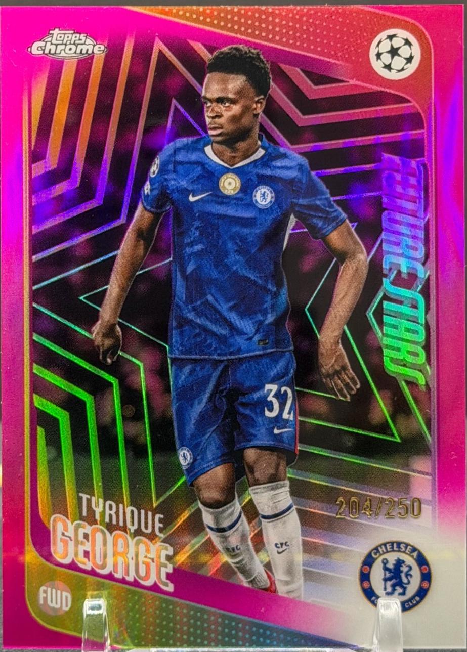 Tyrique George [Pink Refractor] #58
