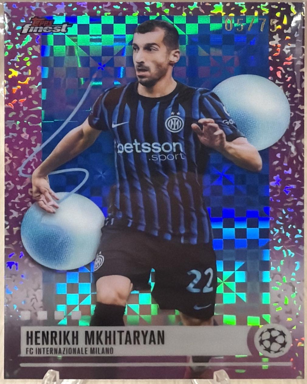 Henrikh Mkhitaryan [Blue Checkerboard] #210