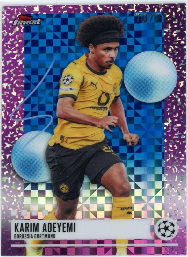 Karim Adeyemi [Blue Checkerboard] #268