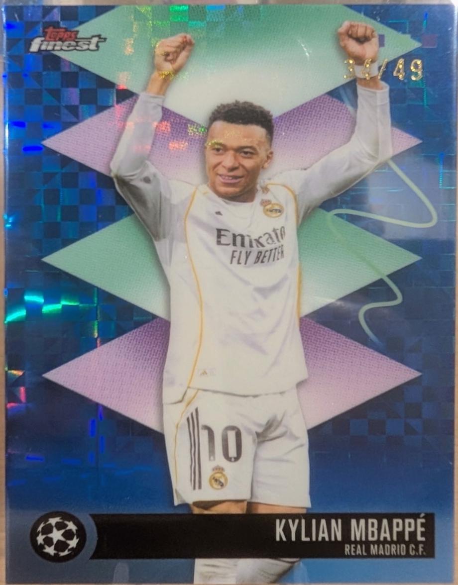 Kylian Mbappe [Blue Checkerboard] #528
