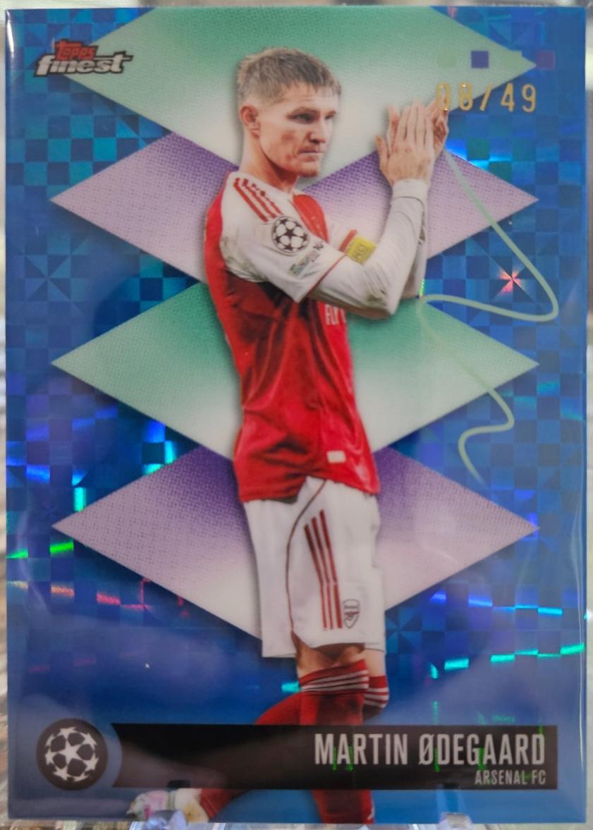 Martin Odegaard [Blue Checkerboard] #408