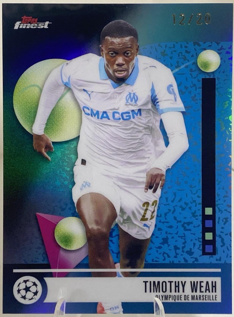 Timothy Weah [Black Refractor] #103