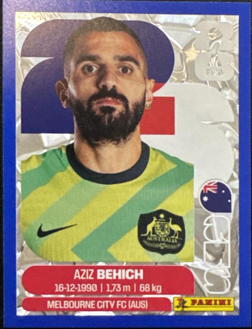 Aziz Behich [Blue Crumple] #AUS7
