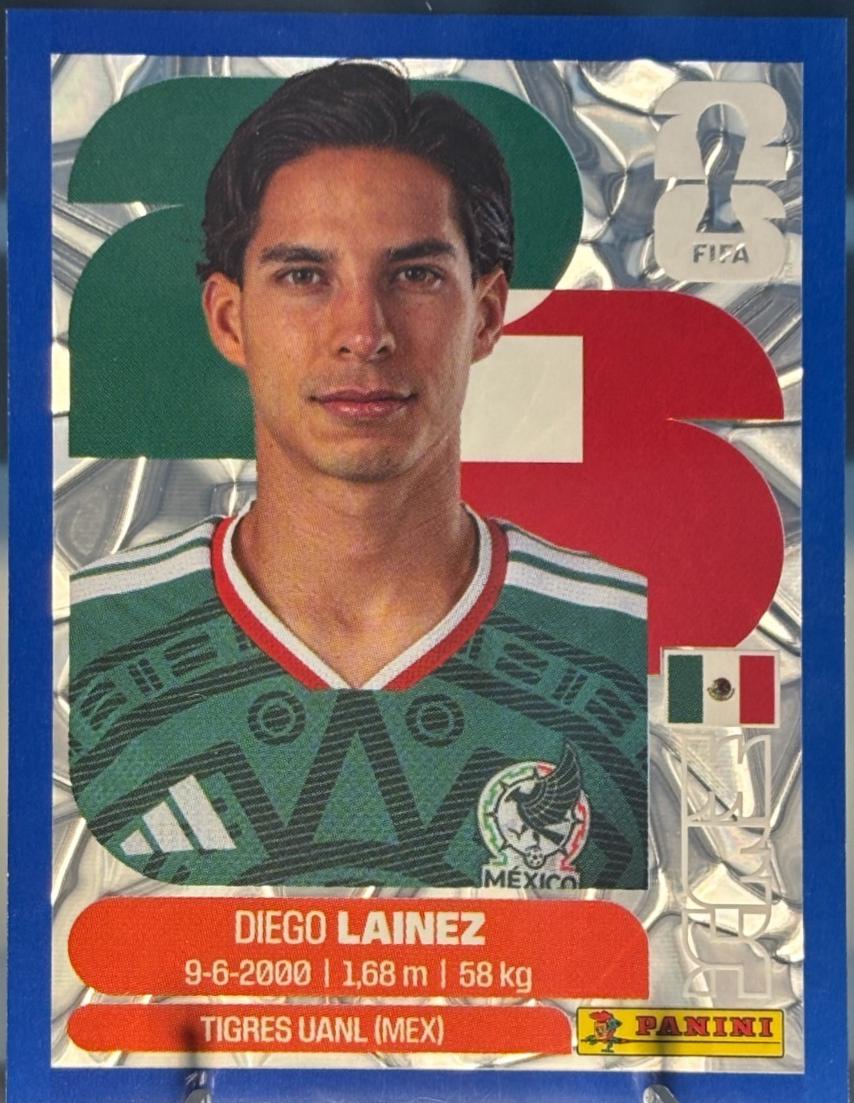 Diego Lainez [Blue Crumple] #MEX8