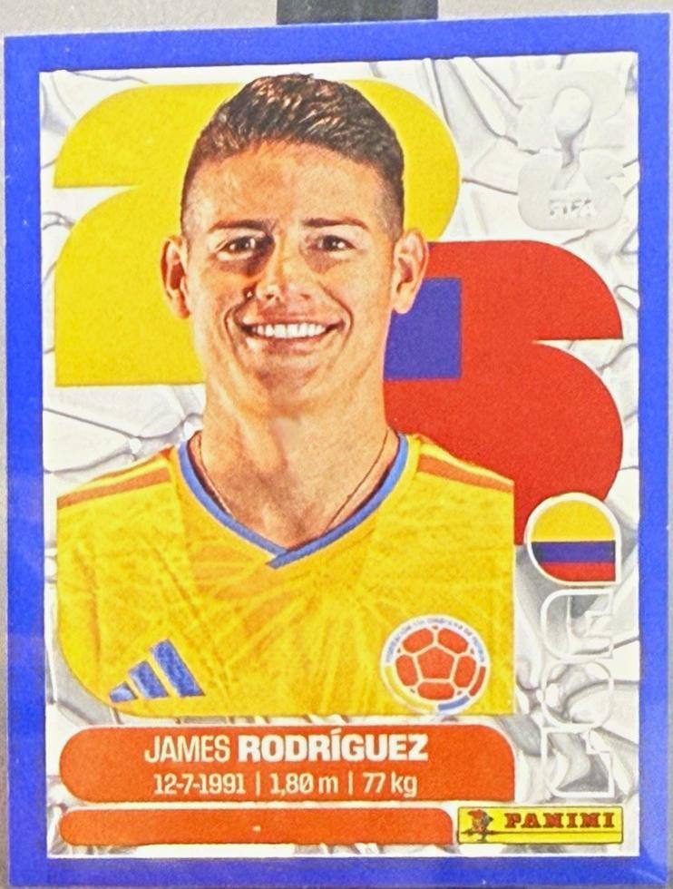 James Rodriguez [Blue Crumple] #COL14