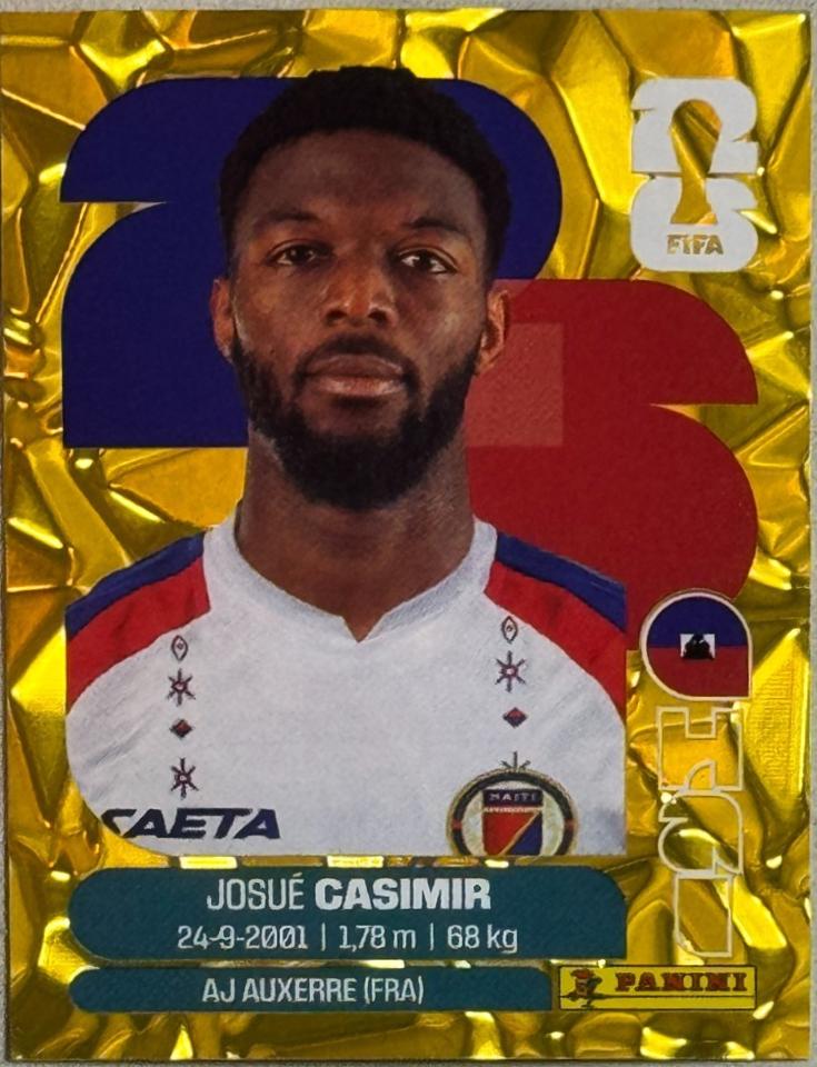 Josue Casimir [Gold Flood Crumple] #HAI16