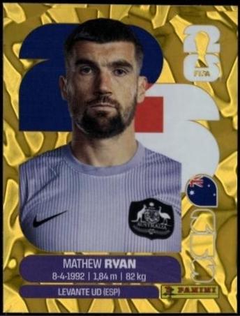 Mathew Ryan [Gold Flood Crumple] #AUS2