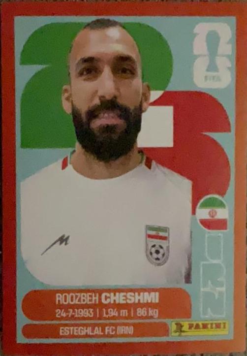 Roozbeh Cheshmi [Red] #IRN15