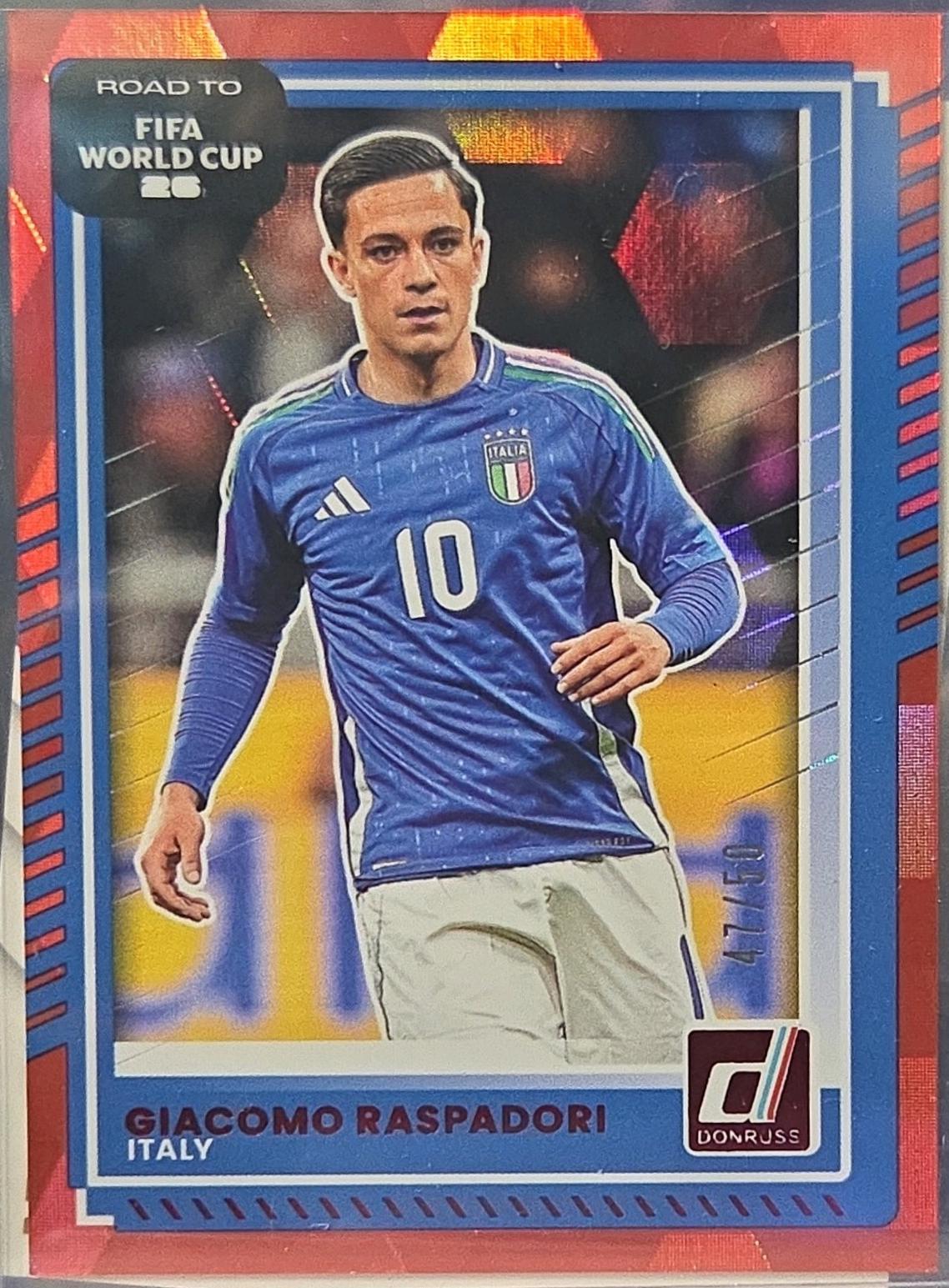 Giacomo Raspadori [Red Cubic] #118