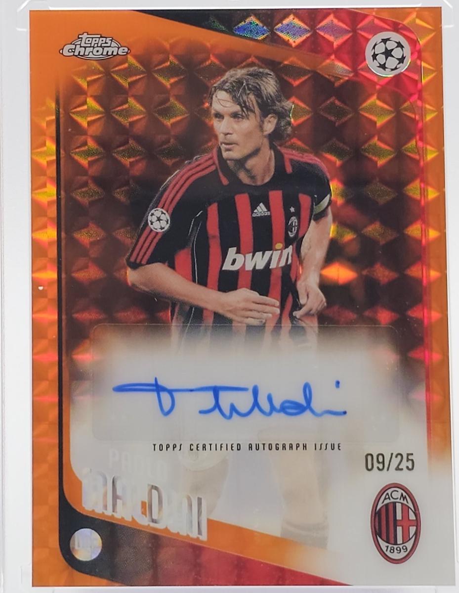 Paolo Maldini [Orange Geometric] #CLA-PM